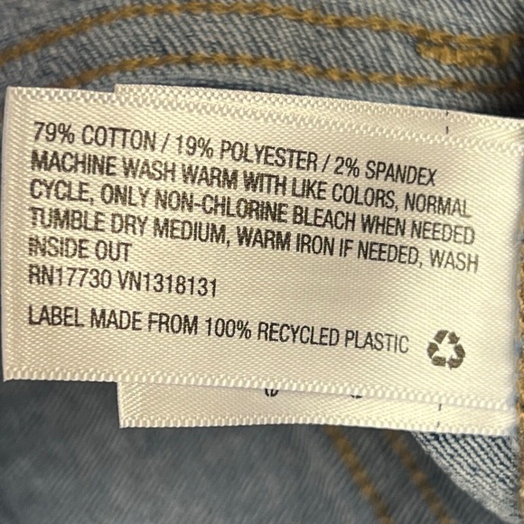 Wild Fable Shorts 8/29 Blue Dusk Denim High Rise Stretch‎ Classic 90s Trendy NEW - Picture 8 of 11